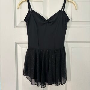Capezio Black Camisole with Sheer Skirt Overlay
